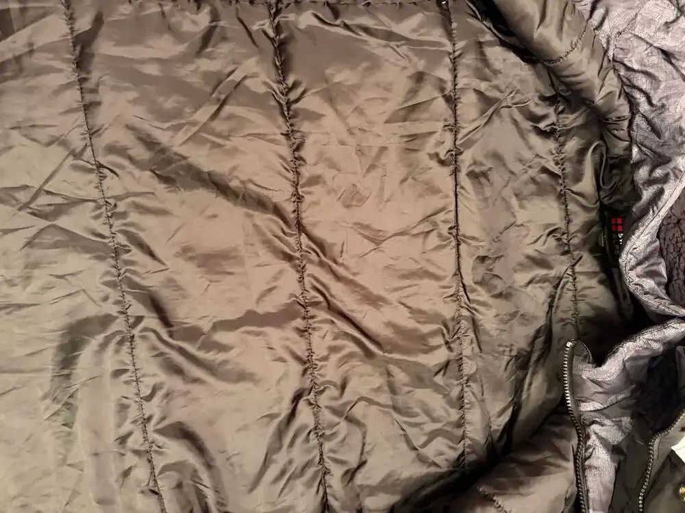 Swiss Alps Boys Winter Puffer Jacket Black Size 14/16